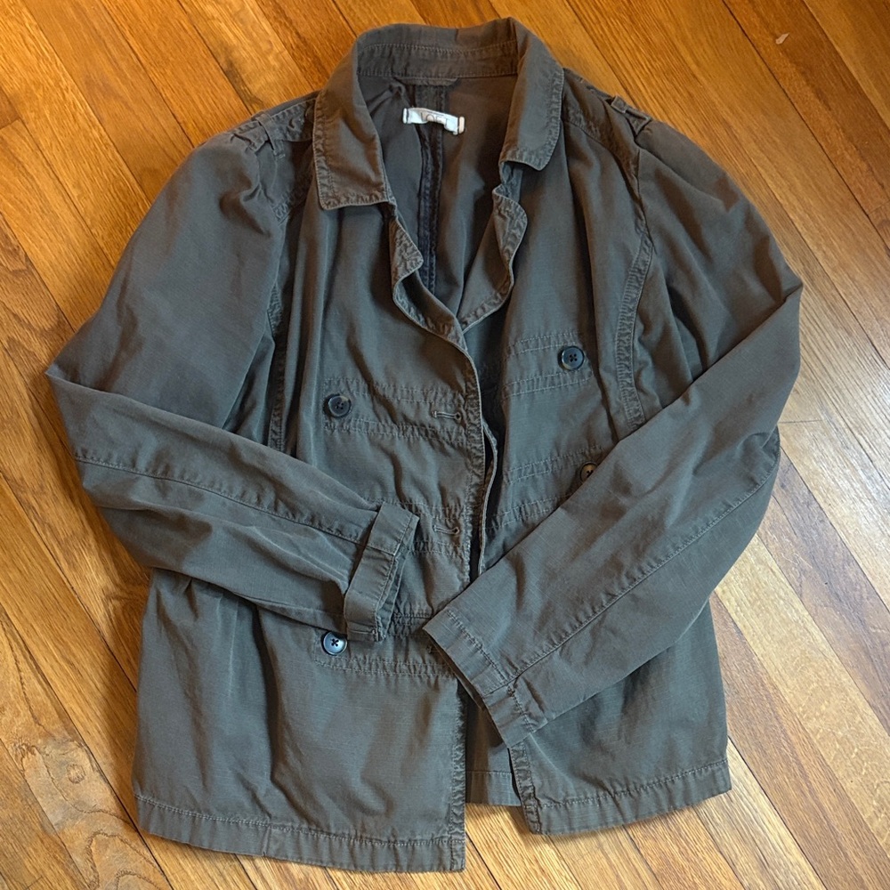 LOFT Olive Green Utility Jacket